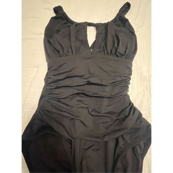 La Blanca Island Goddess High Neck Mio - Black NEW NWT - Picture 5 of 11